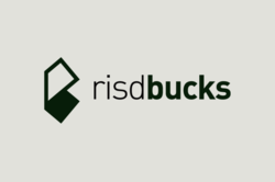 risdbucks logo on gray background