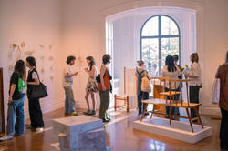 Students Gather for Furniture Design Show at Woods-Gerry Gallery