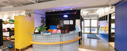 the front desk of the student fitness center