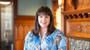 photo of a woman smiling 