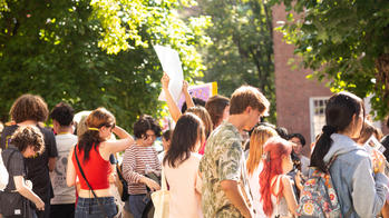 Group of students outside
