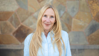 photo of a woman smiling