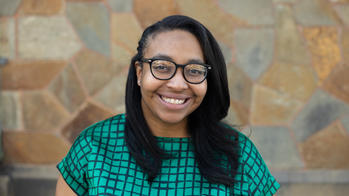 photo of a woman smiling