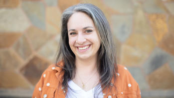 photo of a woman smiling