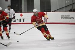 risd hockey player on the ice