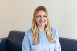 photo of a woman smiling