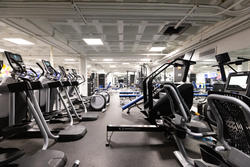 cardio machines in the fitness center